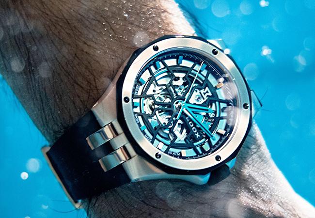 伊度EDOX Delfin Mecano魔幻巡洋系列，型號 ：85303.357RN.NRN