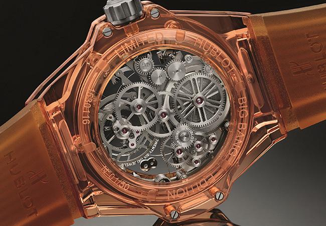 HUBLOT Big Bang Tourbillon Automatic Orange Sapphire冰橙藍寶石陀飛輪自動上鍊腕錶 