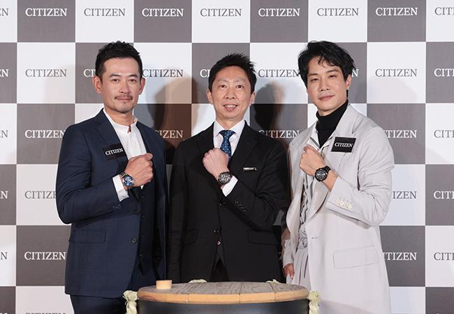 柯叔元、薛仕凌各顯魅力詮釋CITIZEN腕錶 鏡開儀式祈福新年正能量