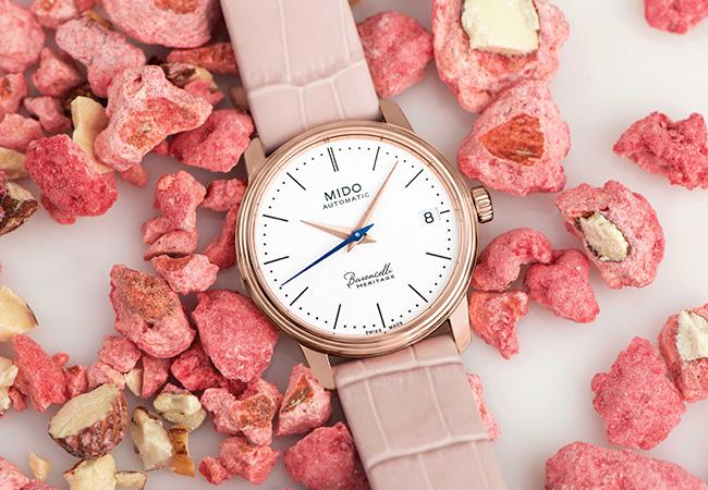 美度Baroncelli Heritage永恆系列超薄腕錶。型號：M027.207.36.010.00