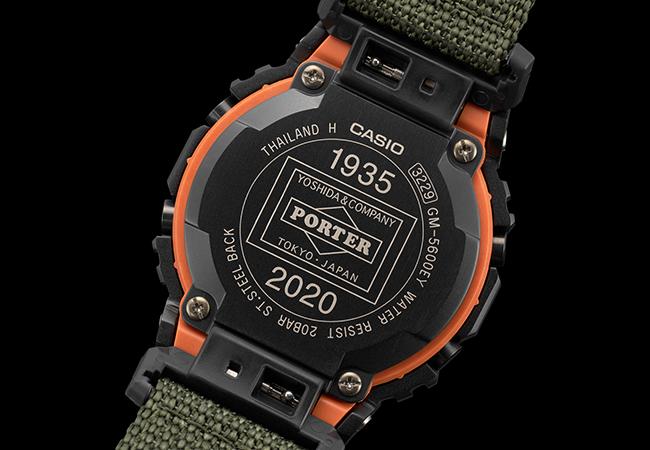 G-SHOCK x PORTER聯名錶款，型號：GM-5600EY