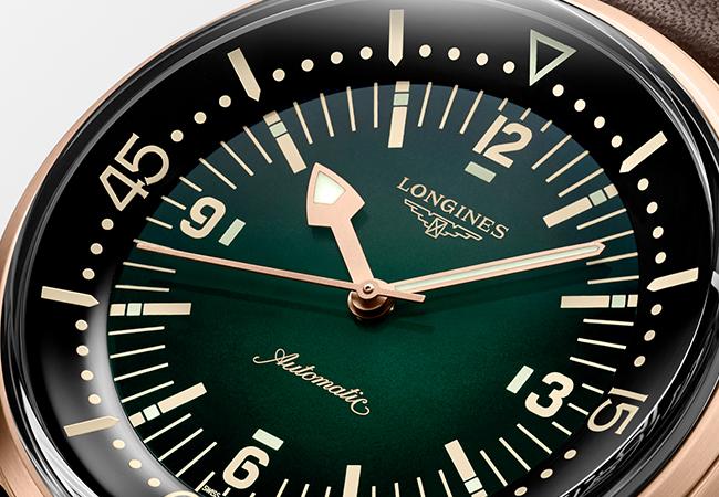 浪琴Longines Legend Diver復刻傳奇潛水腕錶，型號： L3.774.1.50.2