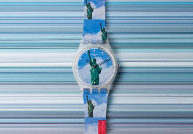 SWATCH橫尾忠則《紐約》，型號：GZ351