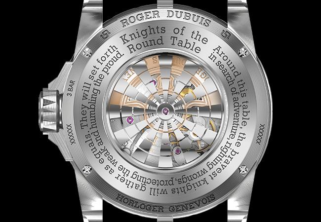ROGER DUBUIS王者系列圓桌騎士限量腕錶，型號：DBEX0806