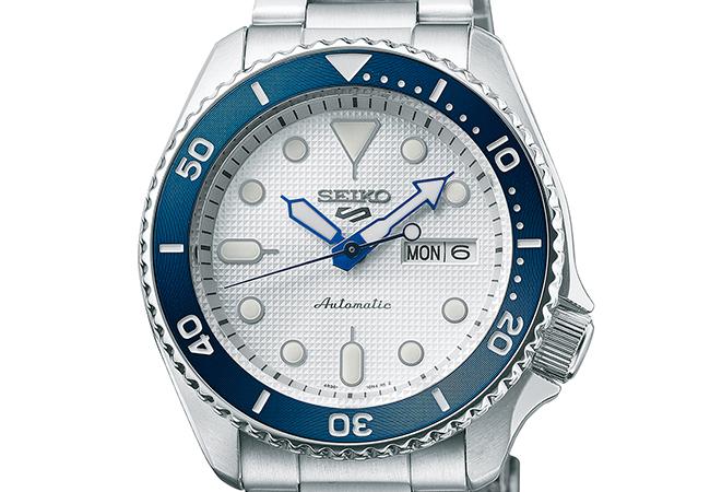 Seiko 5 Sports 腕錶Seiko 140週年限量款，型號：SRPG47