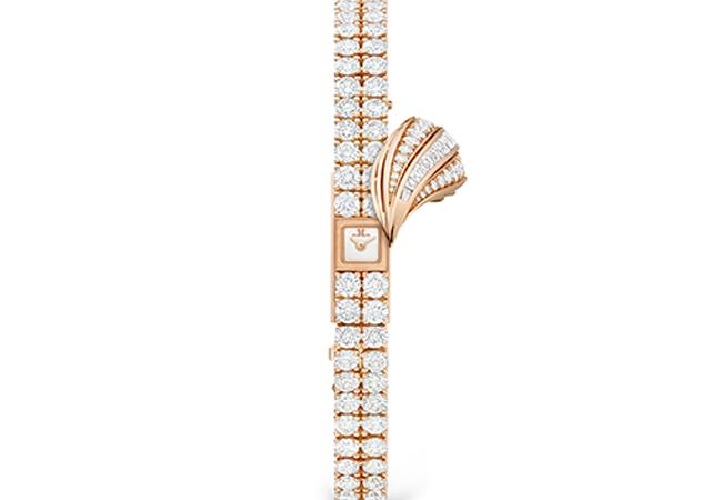 積家Joaillerie 101 Feuille玫瑰金腕錶