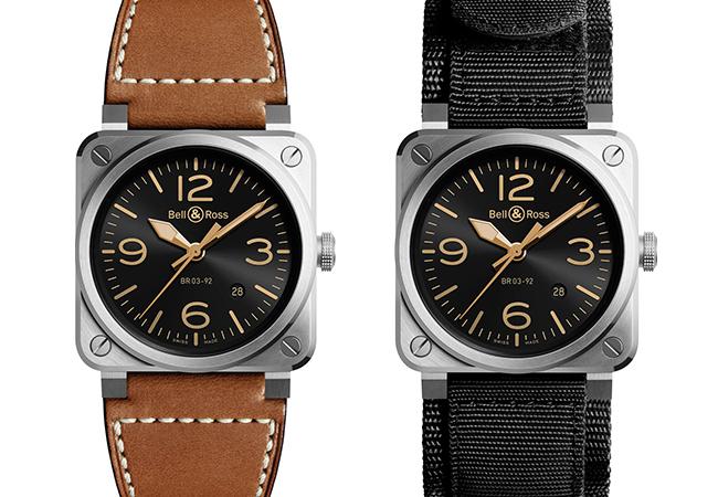 Bell & Ross Golden Heritage系列，型號：BR 03-92