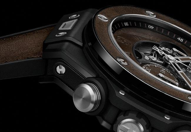 HUBLOT BIG BANG UNICO BERLUTI冰棕腕錶，型號：411.CI.0500.VR.BER20