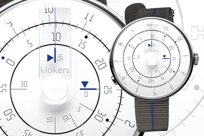 Klokers Klok-01 Minimal極簡系列 不一樣的讀錶方式