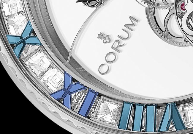 崑崙表CORUM ROMVLVS 44 BILLIONAIRE TOURBILLON經典系列億萬富翁陀飛輪鑽錶，型號：R374/03855