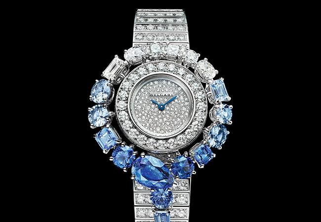 寶格麗Color Treasures系列Serpenti Incantati Blue Color Wave腕錶，型號：103302