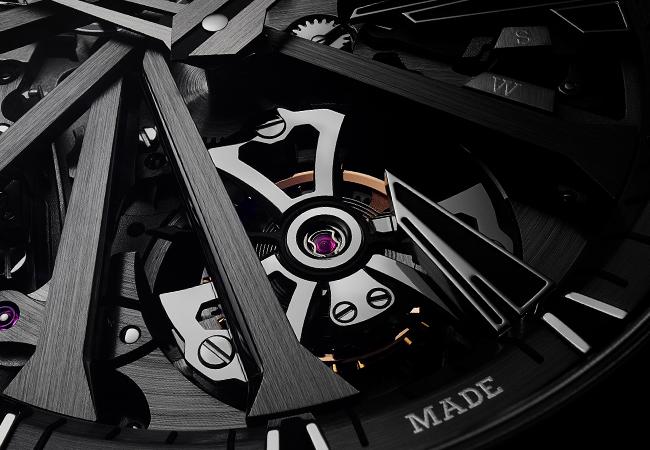 ROGER DUBUIS Excalibur Diabolus in Machina DLC鈦合金三問飛行陀飛輪腕錶，型號：DBEX0841