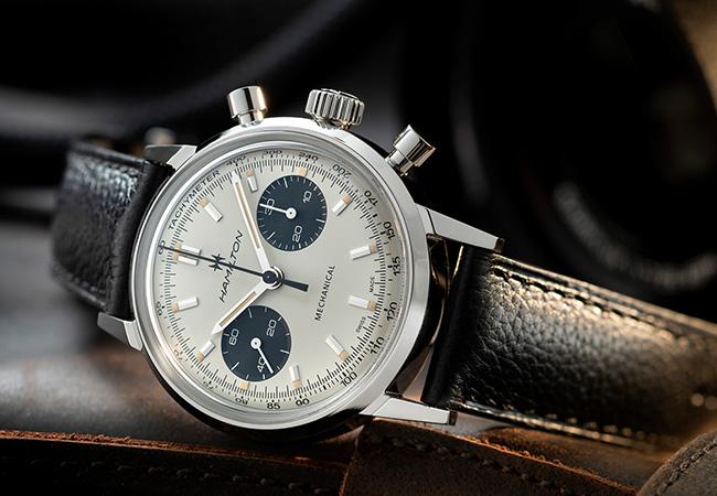 漢米爾頓Hamilton American Classic Intra-Matic美國經典臻薄系列H計時碼錶，型號：H38429710