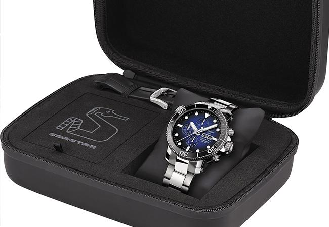 TISSOT Seastar 1000專業版潛水錶錶盒。