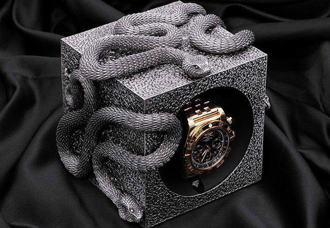 SwissKubiK與Adatte Design聯名款單只裝收藏盒－SNAKES。