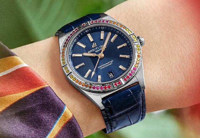 百年靈BREITLING CHRONOMAT AUTOMATIC 36 SOUTH SEA南洋膠囊系列腕錶，型號：A10380611C1P1