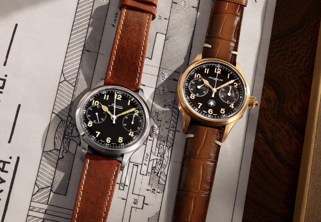 萬寶龍MONTBLANC 1858系列單按把計時腕錶Origin限量款100