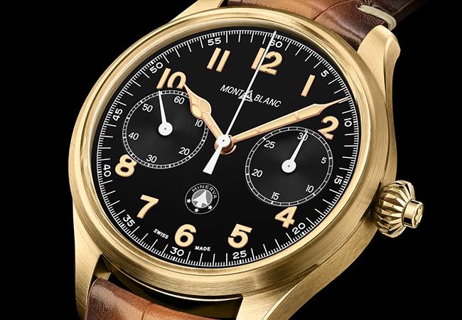萬寶龍MONTBLANC 1858系列單按把計時腕錶Origin限量款100