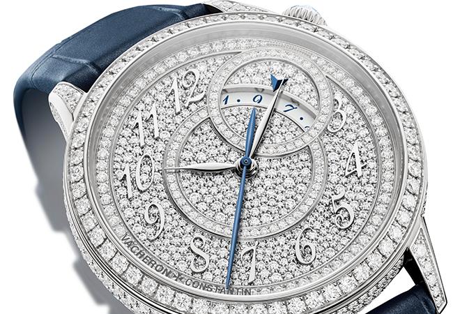 江詩丹頓VACHERON CONSTANTIN Égérie密鑲鑽石自動上鍊腕錶