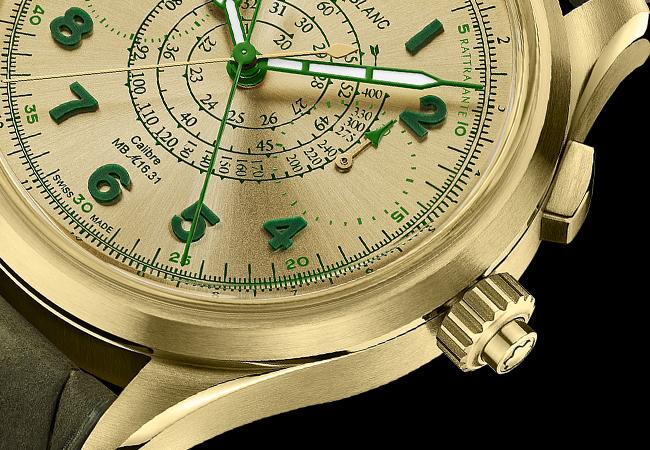萬寶龍MONTBLANC 1858系列追針計時腕錶限量款18