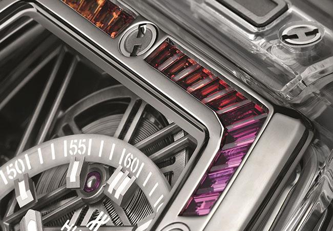 宇舶HUBLOT Spirit Of Big Bang Tourbillon 5-Day Power Reserve陀飛輪5日鍊腕錶彩虹圈藍寶石款
