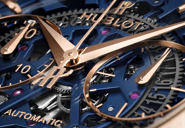 宇舶HUBLOT Classic Fussion Aerofusion Chronograph Orlinski Orlinski鏤空計時碼錶