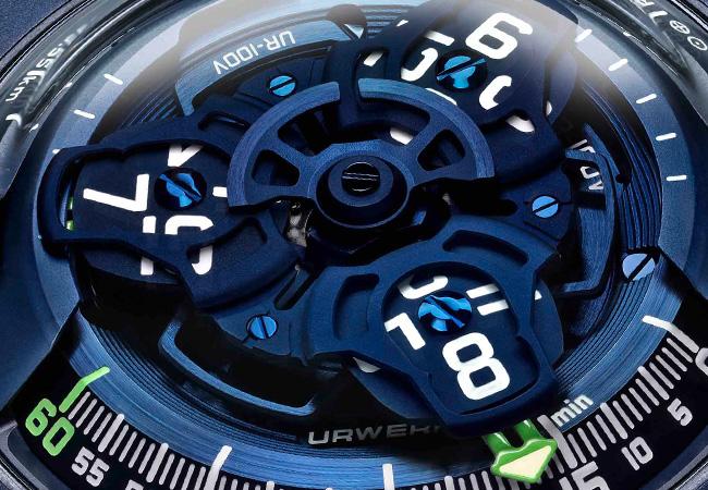 URWERK UR-100V Blue Planet腕錶