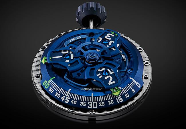 URWERK UR-100V Blue Planet腕錶