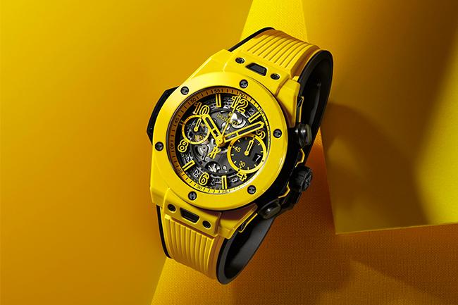 宇舶Big Bang Unico Yellow Magic魔力黃陶瓷計時碼錶 開拓彩色新領域