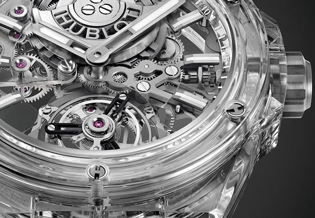 宇舶Big Bang Integral Tourrbillon Full Sapphire藍寶石陀飛輪鍊帶腕錶