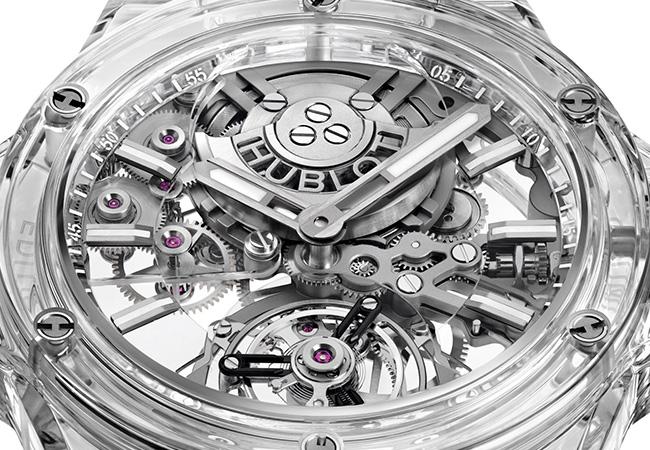 宇舶Big Bang Integral Tourrbillon Full Sapphire藍寶石陀飛輪鍊帶腕錶