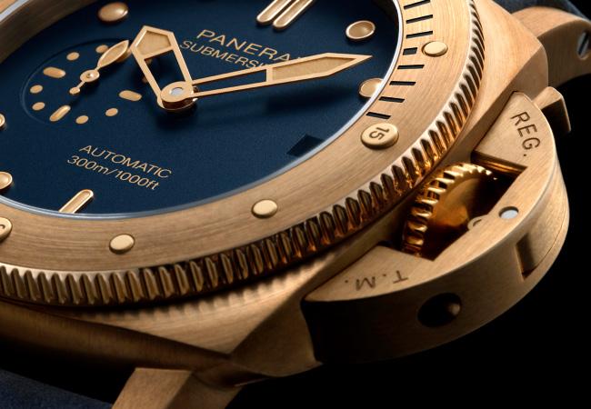 沛納海Submersible  Bronzo Blu Abisso專業潛水青銅腕錶