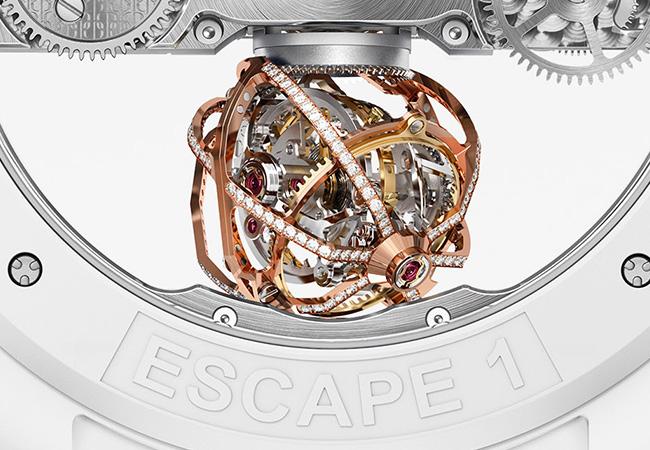 PURNELL Escape Primo WPM三軸球體陀飛輪腕錶 
