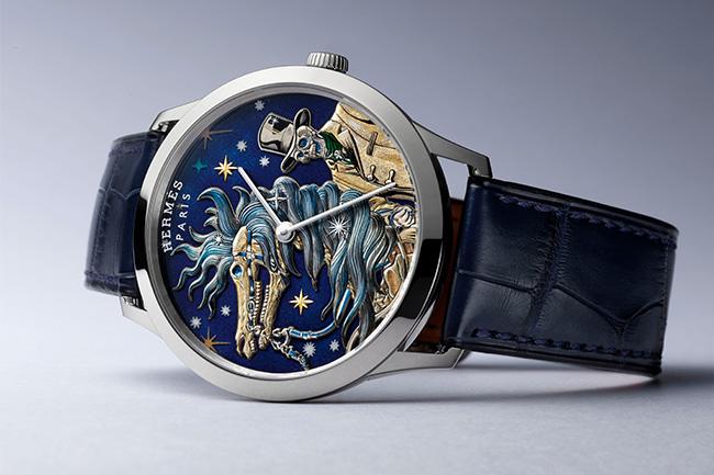 愛馬仕Slim d’Hermès C’est la fête工藝腕錶