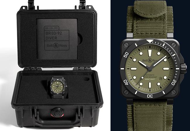 BELL&ROSS BR03-92 Diver Military腕錶