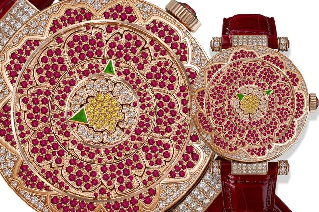 FRANCK MULLER Double Mystery牡丹系列 盡顯雍容華貴