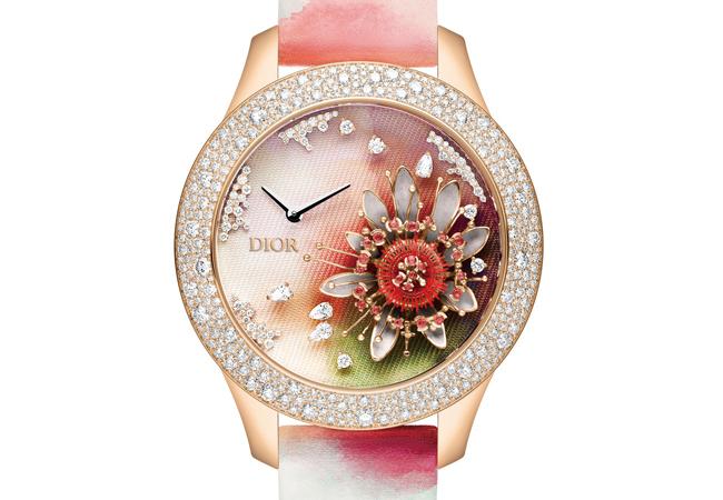 迪奧DIOR  Grand Soir Aquarelle高級珠寶腕錶