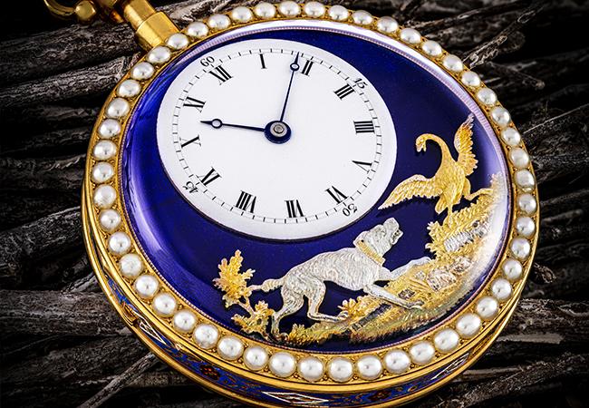 PIGUET & MEYLAN二問報時動偶懷錶Quarter Repeating Automaton Watch