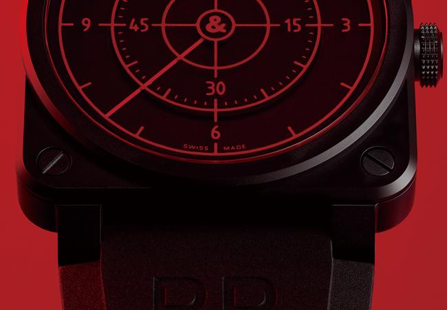 BELL & ROSS BR 03-92 Red Radar Ceramic