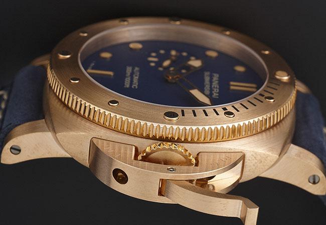 沛納海Submersible Bronzo Blu Abisso