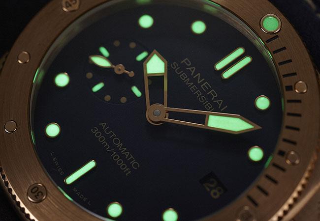 沛納海Submersible Bronzo Blu Abisso