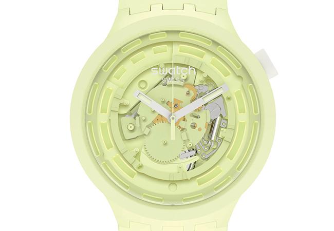 SWATCH Big Bold Bioceramic萊姆錶C-LIME
