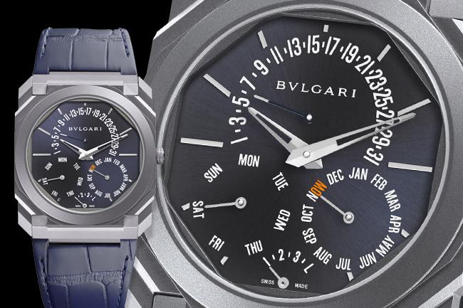 寶格麗超薄萬年曆鉭金屬腕錶2021 Only Watch