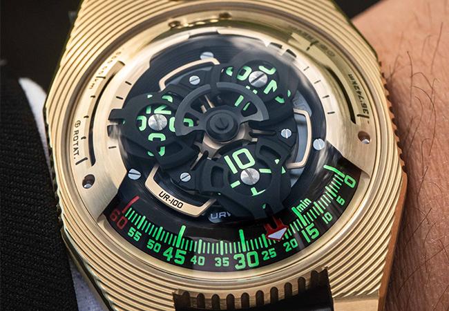 URWERK UR-100 Electrum腕錶