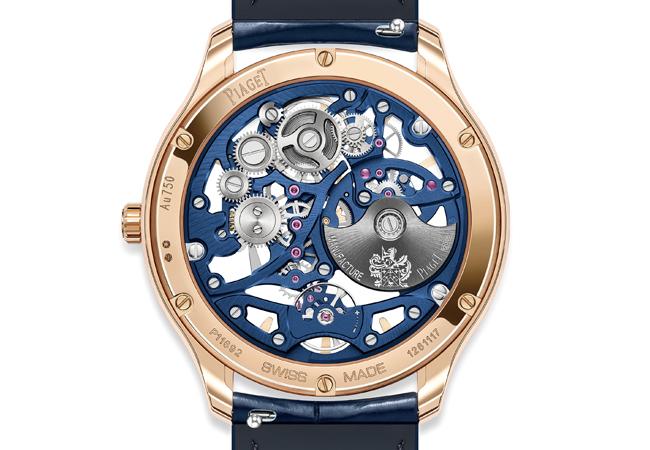 伯爵表PIAGET Polo伯爵藍鏤空超薄腕錶