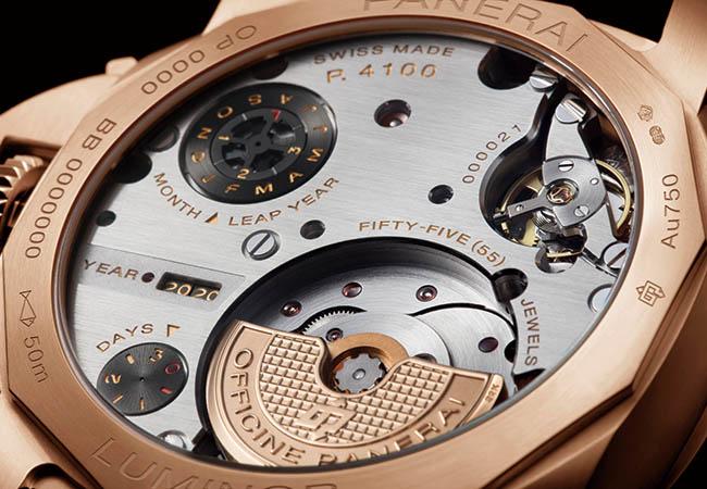 PANERAI沛納海P.4100自動上鍊機芯Luminor Perpetual Calendar Goldtech PAM00742萬年曆