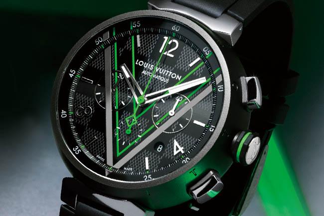 路易威登LOUIS VUITTON Tambour Damier Graphite Race Chronograph