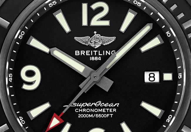 百年靈BREITLING Superocean Automatic 46 Blacksteel 