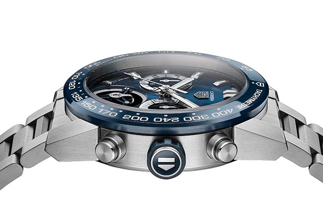 泰格豪雅TAG Heuer限量Carrera藍色陀飛輪腕錶