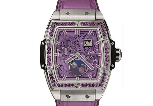 宇舶HUBLOT Spirit Of Big Bang月相彩色寶石腕錶